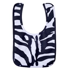 Zebra-black White Baby Bib by nateshop