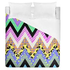 Zigzag-1 Duvet Cover (queen Size) by nateshop