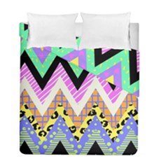 Zigzag-1 Duvet Cover Double Side (full/ Double Size) by nateshop