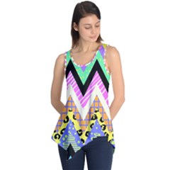 Zigzag-1 Sleeveless Tunic by nateshop