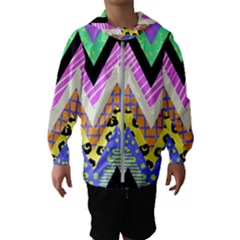 Zigzag-1 Kids  Hooded Windbreaker