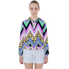 Zigzag-1 Women s Tie Up Sweat by nateshop