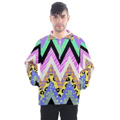 Zigzag-1 Men s Half Zip Pullover