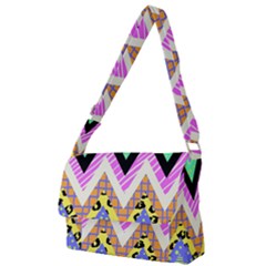 Zigzag-1 Full Print Messenger Bag (l)