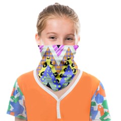 Zigzag-1 Face Covering Bandana (kids) by nateshop