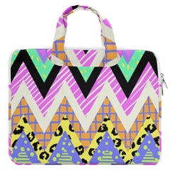 Zigzag-1 Macbook Pro 16  Double Pocket Laptop Bag  by nateshop