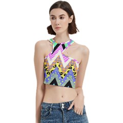 Zigzag-1 Cut Out Top by nateshop