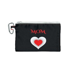 Mom And Dad, Father, Feeling, I Love You, Love Canvas Cosmetic Bag (small) by nateshop