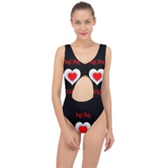 Mom And Dad, Father, Feeling, I Love You, Love Center Cut Out Swimsuit by nateshop