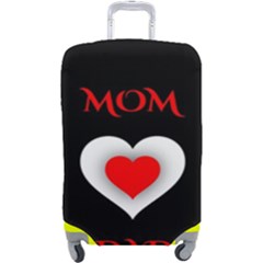 Mom And Dad, Father, Feeling, I Love You, Love Luggage Cover (large) by nateshop