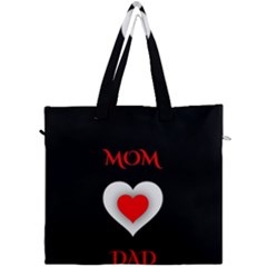 Mom And Dad, Father, Feeling, I Love You, Love Canvas Travel Bag by nateshop