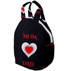 Mom And Dad, Father, Feeling, I Love You, Love Travel Backpack by nateshop