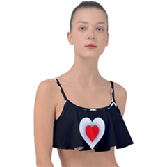 Mom And Dad, Father, Feeling, I Love You, Love Frill Bikini Top by nateshop