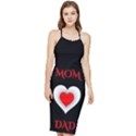 Mom And Dad, Father, Feeling, I Love You, Love Bodycon Cross Back Summer Dress View1