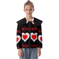 Mom And Dad, Father, Feeling, I Love You, Love Kids  Peter Pan Collar Blouse by nateshop