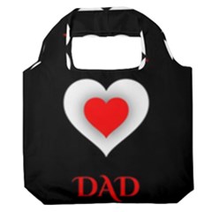 Mom And Dad, Father, Feeling, I Love You, Love Premium Foldable Grocery Recycle Bag by nateshop