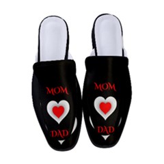 Mom And Dad, Father, Feeling, I Love You, Love Women s Classic Backless Heels by nateshop