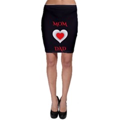 Mom And Dad, Father, Feeling, I Love You, Love Bodycon Skirt by nateshop