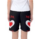 Mom And Dad, Father, Feeling, I Love You, Love Women s Basketball Shorts View2