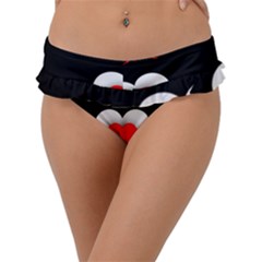 Mom And Dad, Father, Feeling, I Love You, Love Frill Bikini Bottoms by nateshop