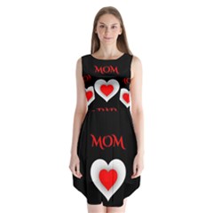 Mom And Dad, Father, Feeling, I Love You, Love Sleeveless Chiffon Dress   by nateshop