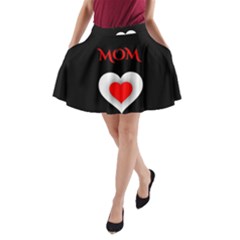 Mom And Dad, Father, Feeling, I Love You, Love A-line Pocket Skirt by nateshop