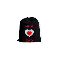 Mom And Dad, Father, Feeling, I Love You, Love Drawstring Pouch (xs) by nateshop