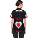 Mom And Dad, Father, Feeling, I Love You, Love Women s Short Sleeve Shirt View2