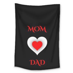 Mom And Dad, Father, Feeling, I Love You, Love Large Tapestry by nateshop