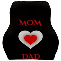 Mom And Dad, Father, Feeling, I Love You, Love Car Seat Velour Cushion  by nateshop