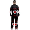 Mom And Dad, Father, Feeling, I Love You, Love Men s Long Sleeve Satin Pajamas Set View2