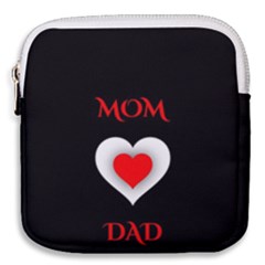 Mom And Dad, Father, Feeling, I Love You, Love Mini Square Pouch by nateshop