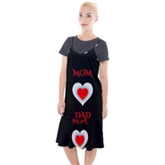 Mom And Dad, Father, Feeling, I Love You, Love Camis Fishtail Dress by nateshop