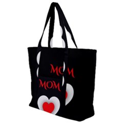 Mom And Dad, Father, Feeling, I Love You, Love Zip Up Canvas Bag by nateshop