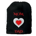 Mom And Dad, Father, Feeling, I Love You, Love Drawstring Pouch (3XL) View2