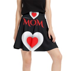 Mom And Dad, Father, Feeling, I Love You, Love Waistband Skirt by nateshop