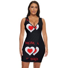 Mom And Dad, Father, Feeling, I Love You, Love Draped Bodycon Dress by nateshop