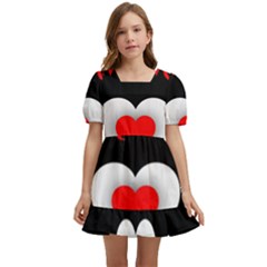 Mom And Dad, Father, Feeling, I Love You, Love Kids  Short Sleeve Dolly Dress by nateshop