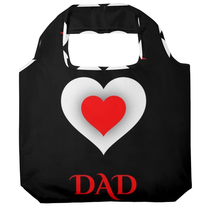 Mom And Dad, Father, Feeling, I Love You, Love Foldable Grocery Recycle Bag