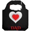 Mom And Dad, Father, Feeling, I Love You, Love Foldable Grocery Recycle Bag View2