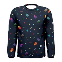 Abstract Minimalism Digital Art, Men s Long Sleeve T-shirt by nateshop