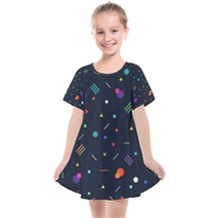 Abstract Minimalism Digital Art, Kids  Smock Dress by nateshop