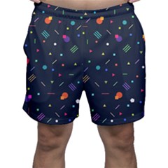 Abstract Minimalism Digital Art, Men s Shorts by nateshop