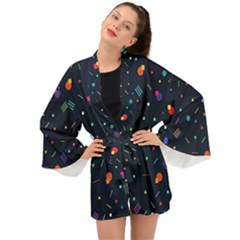 Abstract Minimalism Digital Art, Long Sleeve Kimono by nateshop