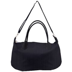 Black, Background, Simple Removable Strap Handbag by nateshop