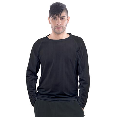 Black, Background, Simple Men s Long Sleeve Raglan T-shirt by nateshop