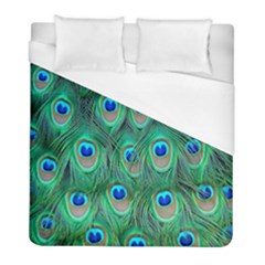 Feather, Bird, Pattern, Peacock, Texture Duvet Cover (full/ Double Size) by nateshop