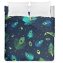 Feather, Bird, Pattern, Duvet Cover Double Side (Queen Size) View1