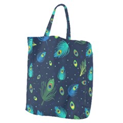 Feather, Bird, Pattern, Giant Grocery Tote by nateshop