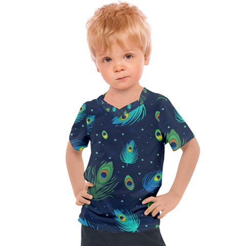 Feather, Bird, Pattern, Kids  Sports T-shirt by nateshop